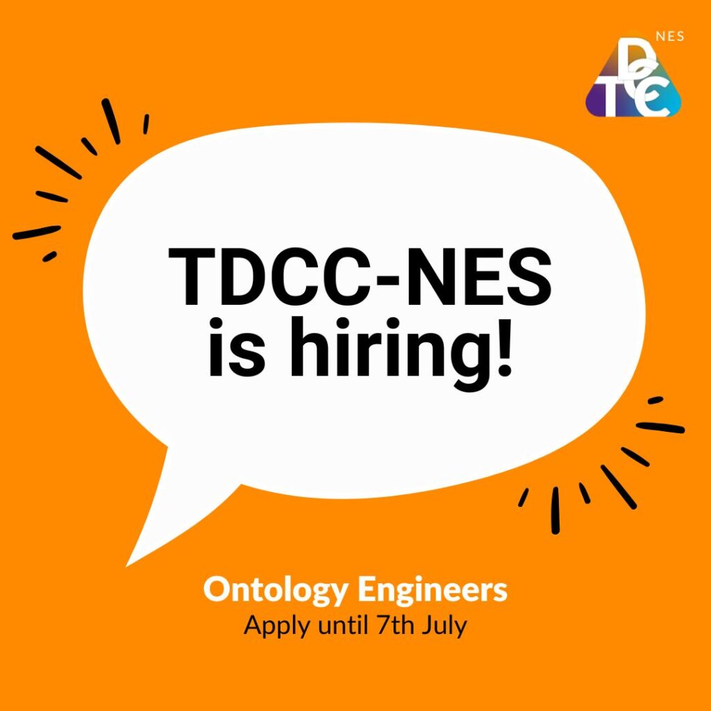 Image announcing TDCC-NES is hiring